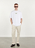 Fish Oversized T Shirt | Embroidered Organic Cotton | White
