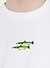 Fish Oversized T Shirt | Embroidered Organic Cotton | White