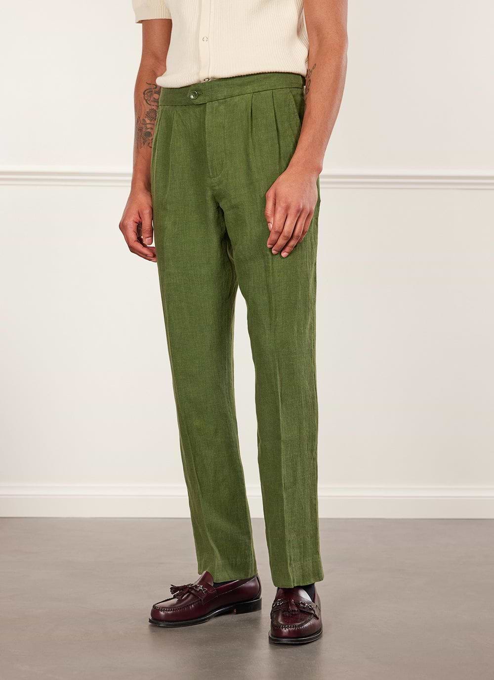 Casual pleated pants shop