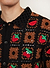 Fruit Crochet Shirt | Cotton | Black
