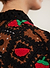 Fruit Crochet Shirt | Cotton | Black