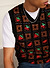 Fruit Crochet Vest | Cotton | Black