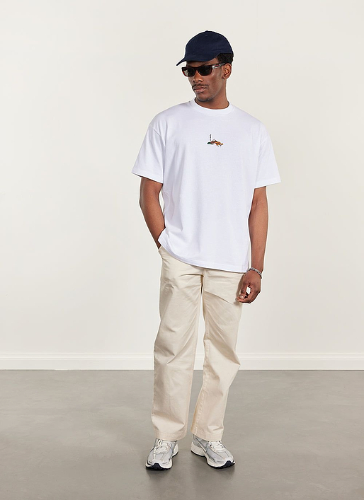 Fuji Oversized T Shirt | Organic Cotton | White