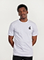 Galaxy Cat T Shirt | Embroidered Organic Cotton | Athletic Grey