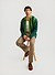Giddy Up Button Through Knitted Shirt | Seinfeld x Percival | Green
