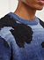 Hoshi Intarsia Crew Neck | Mohair | Blue