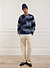 Hoshi Intarsia Crew Neck | Mohair | Blue