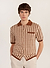 Raised Diamond Knitted Polo | Percival x Ilaria | Oxblood