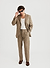 The Kavorka Houndstooth Wool Trouser | Seinfeld x Percival | Tan