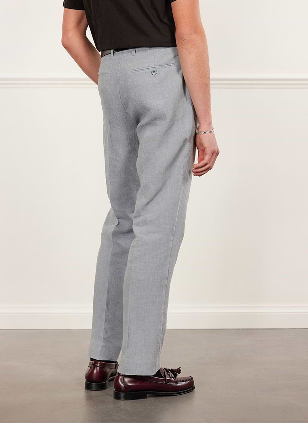 Light linen trousers sale