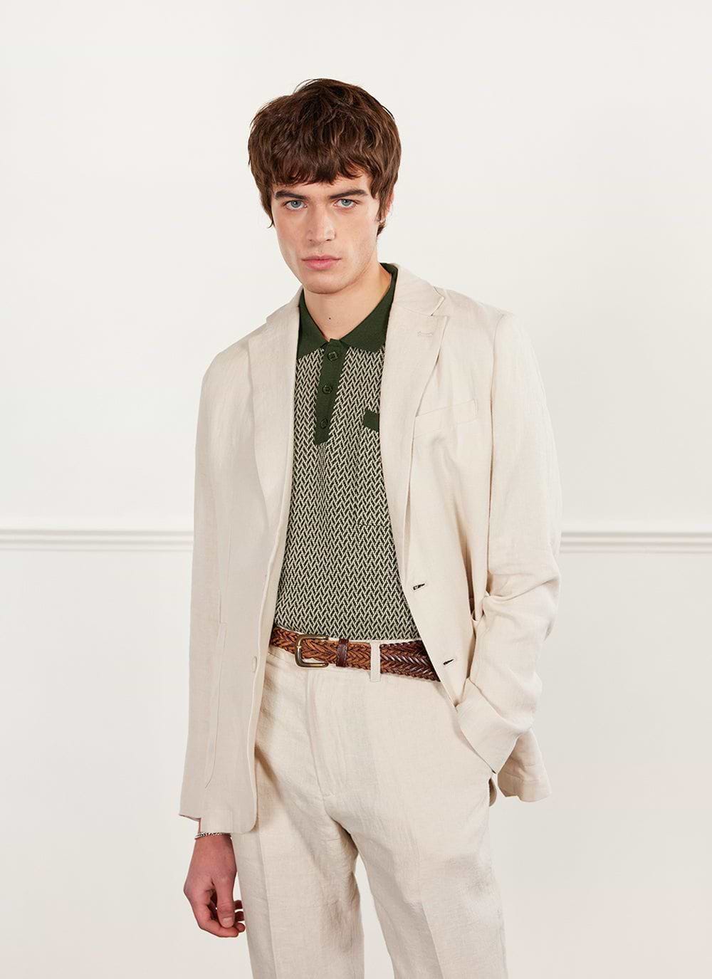 East linen jacket store
