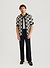The Low Talker Knitted Shirt | Seinfeld x Percival | Black with Cream