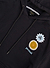 Lunar Omen Hoodie | Embroidered Organic Cotton | Black