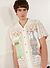 Meal Deal Tapestry Cuban Shirt | Linen | White