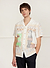 Meal Deal Tapestry Cuban Shirt | Linen | White