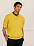 Blackjack Negroni Knitted Polo | Organic Cotton | Mustard