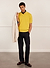 Blackjack Negroni Knitted Polo | Organic Cotton | Mustard