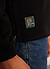 Neptune Zip Sweatshirt | Embroidered Organic Cotton | Black