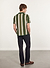 Pathos Crochet Stripe Shirt | Cotton | Forest
