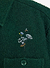 Wildflower Embroidered Blanket Overshirt | Casentino Wool | Forest