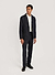 Pinstripe Tailored Blazer | Wool | Black