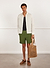 Pleated Linen Shorts | Forest