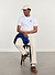 Wave T Shirt | Embroidered Organic Cotton | White