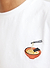 Ramen T Shirt | Embroidered Organic Cotton | White
