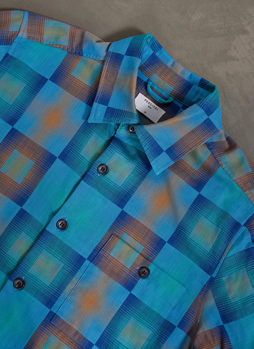 Men's Long Sleeve Check Shirt | Organic Cotton | Blue Multi Men's Long Sleeve Check Shirt | Organic Cotton | Blue Multi