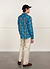 Boxy Razzle Shirt | Organic Cotton | Blue Multi