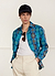 Boxy Razzle Shirt | Organic Cotton | Blue Multi