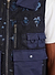 Saga Tapestry Gilet | Embroidered Wool | Navy