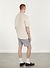 Sand Stripe Oversized T Shirt | Organic Cotton | Ecru