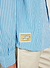 Sardine Stripe Oversized Shirt | Cotton | Blue