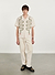 Serpent Tapestry Cuban Shirt | Cotton | White