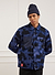 Ribbed Embroidered Beanie | Navy