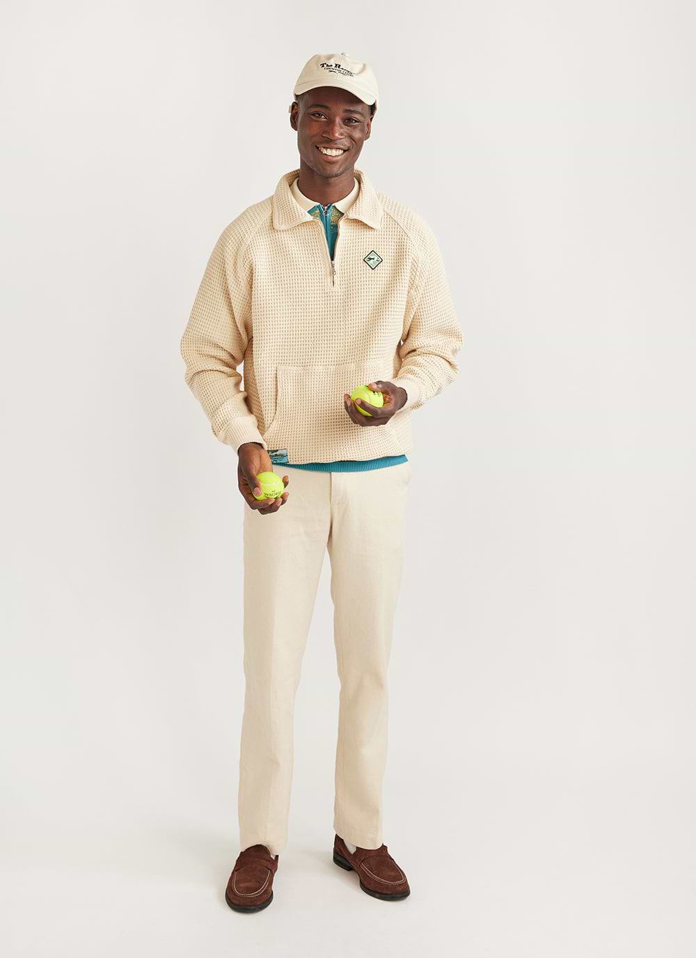 Waffle quarter zip outlet