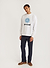 Solar Omen Crew Neck Jumper | Cotton | White