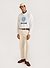 Solar Omen Crew Neck Jumper | Cotton | White