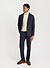 Check Tailored Blazer | Navy
