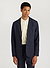 Check Tailored Blazer | Navy