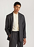Mini Check Tailored Blazer | Grey