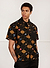 Tuck Shop Tapestry Cuban Shirt | Linen | Black