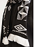 Mediocre Footy Skills Scarf | Umbro x Percival | Black