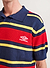 Training Polo | Umbro x Percival | Navy Multi Stripe