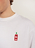 Hot Chilli Sauce T Shirt | Embroidered Organic Cotton | White