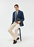 Tailored Double Breasted Blazer | Linen | Navy