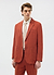 Relaxed Tailored Linen Blazer | Rust