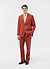 Relaxed Tailored Linen Blazer | Rust