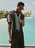 Casa Martini Knitted Polo | Puppytooth Cotton | Navy
